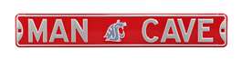 Washington State Cougars Steel Street Sign with Logo-MAN CAVE    