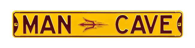 Arizona State Sun Devils Steel Street Sign with Logo-MAN CAVE   