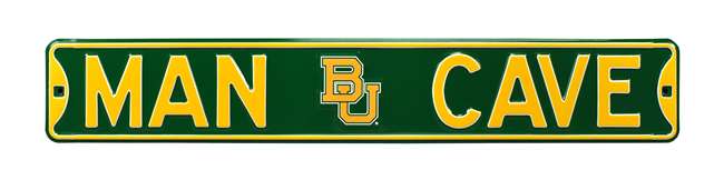 Baylor Bears Steel Street Sign with Vintage Logo-MAN CAVE   