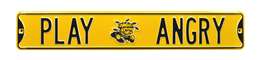 Wichita State Shockers Steel Street Sign with Logo-PLAY ANGRY   