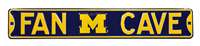 Michigan Wolverines Steel Street Sign with Logo-FAN CAVE    