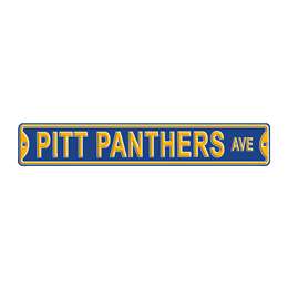 Pittsburgh Panthers Steel Street Sign-PITT PANTHERS AVE 2020   