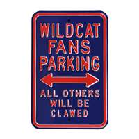 Arizona Wildcats Steel Parking Sign-Wildcats Parking   