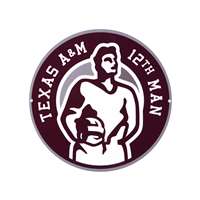 Texas A&M Aggies Laser Cut Steel Logo Spirit Size-12th Man   