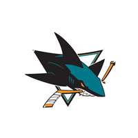 San Jose Sharks Laser Cut Steel Logo Spirit Size-Primary Logo   