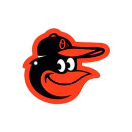 Baltimore Orioles Laser Cut Logo Steel Magnet-Bird Head    