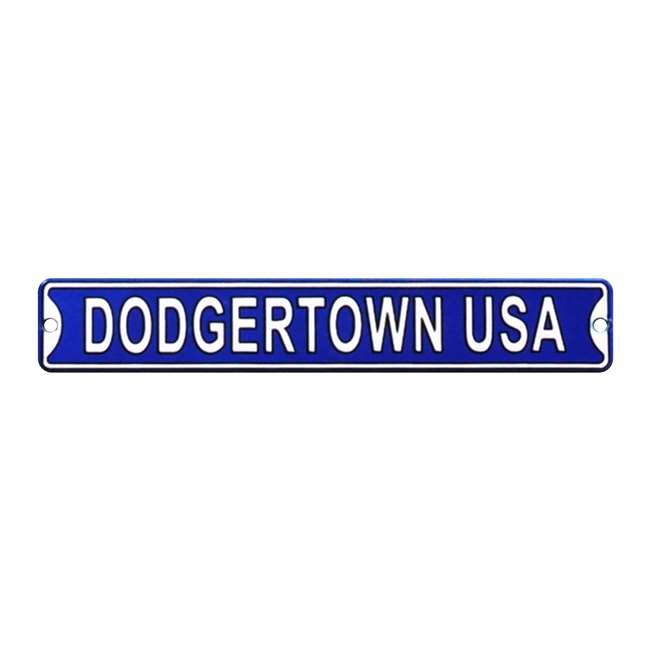 Los Angeles Dodgers Steel Street Sign 6" Magnet-DODGERTOWN USA   