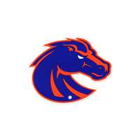 Boise State Broncos Laser Cut Logo Steel Magnet-Primary Logo   