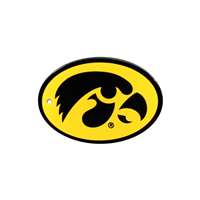 Iowa Hawkeyes Laser Cut Logo Steel Magnet-Hawkeyes Oval   