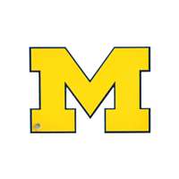 Michigan Wolverines Laser Cut Logo Steel Magnet-M Primary Logo   