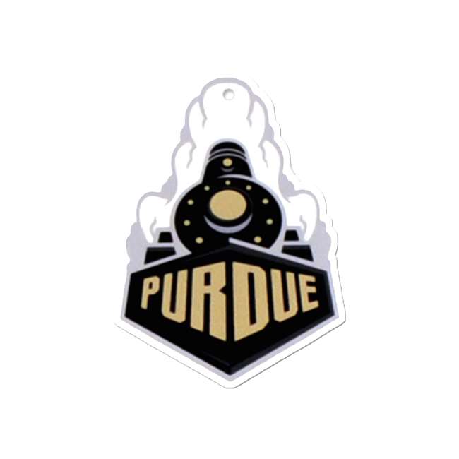 Purdue Boilermakers Laser Cut Logo Steel Magnet-Train