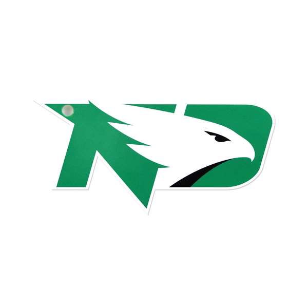 North Dakota Laser Cut Logo Steel Magnet-Fighting Hawks 2016   