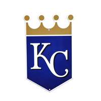 Kansas City Royals Laser Cut Steel Logo Spirit Size-Primary Logo   