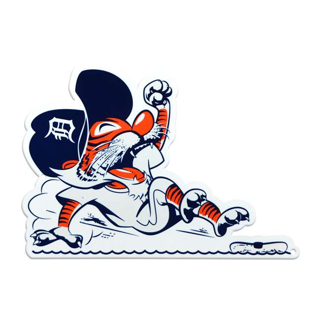 Detroit Tigers Laser Cut Steel Logo Spirit Size-Sliding Kitty