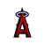 Los Angeles Angels Laser Cut Steel Logo Spirit Size-A Logo