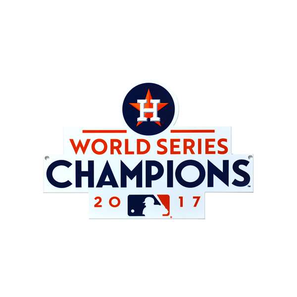 Houston Astros Laser Cut Steel Logo Spirit Size -WS 2017 Champions