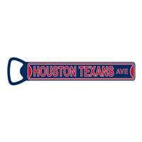 Houston Texans  Steel Bottle Opener 7" Magnet   