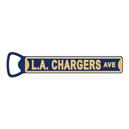 Los Angeles Chargers  Steel Bottle Opener 7 Inch Magnet
