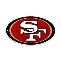 San Francisco 49ers Laser Cut Steel Logo Spirit Size-Primary Logo   