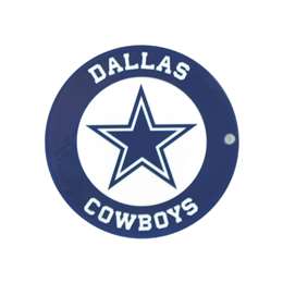 Dallas Cowboys Laser Cut Steel Logo Spirit Size-Circle Logo   