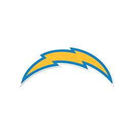Los Angeles Chargers Laser Cut Steel Logo Spirit Size-New Primary Logo   
