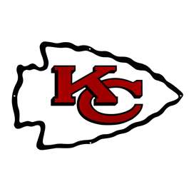 Kansas City Chiefs Laser Cut Steel Logo Statement Size-Primary Logo   