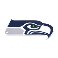 Seattle Seahawks Laser Cut Steel Logo Statement Size-Primary Logo   