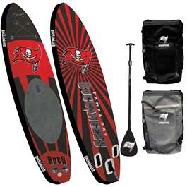 Tampa Bay Football Buccaneers Inflatalbe Stand-Up Paddleboard iSUP Kit 