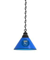 Kansas City Royals Pendant Light with Black Fixture