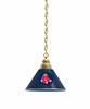 Boston Red Sox Pendant Light with Brass Fixture