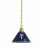 Minnesota Twins Pendant Light with Brass Fixture