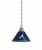 Atlanta Braves Pendant Light with Chrome FIxture