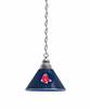 Boston Red Sox Pendant Light with Chrome FIxture