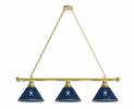 Houston Astros 3 Shade Billiard Light with Brass Fixture