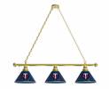 Minnesota Twins 3 Shade Billiard Light with Brass Fixture