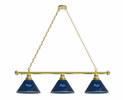 Tampa Bay Rays 3 Shade Billiard Light with Brass Fixture