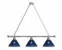 Houston Astros 3 Shade Billiard Light with Chrome FIxture