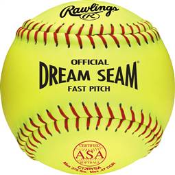 Rawlings ASA 12 inch Dream Seam High Density Cork Core Synthetic Softballs (C12RYSA) ( 1 Dozen Balls) 