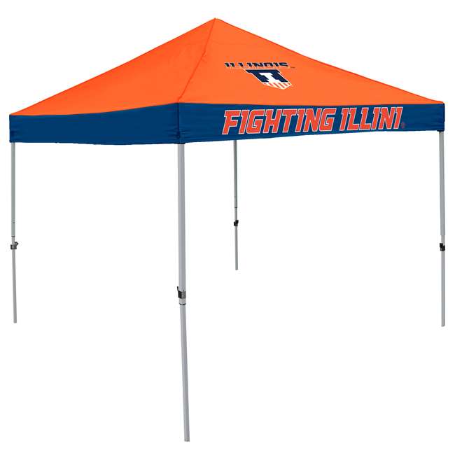 Illinois Fighting Illini Official NCAA 47 inch x 9 inch Economy Tent by Logo Chair Inc. 083610