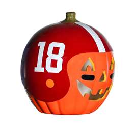 Alabama Crimson Tide Ceramic Pumpkin Helmet  