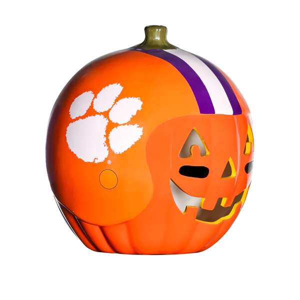 Clemson Tigers Ceramic Pumpkin Helmet  