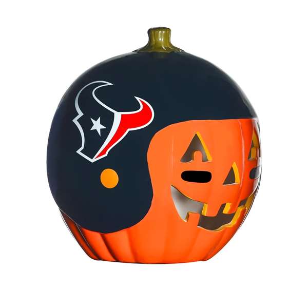 Houston Texans Ceramic Pumpkin Helmet  