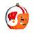 Wisconsin Badgers Ceramic Pumpkin Helmet  