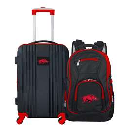 Arkansas Razorbacks Premium 2-Piece Backpack & Carry-On Set L108