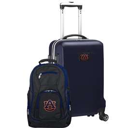 Auburn Tigers Deluxe 2 Piece Backpack & Carry-On Set L104