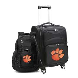 Clemson Tigers 2-Piece Backpack & Carry-On Set L102