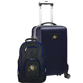 Colorado Buffaloes Deluxe 2 Piece Backpack & Carry-On Set L104