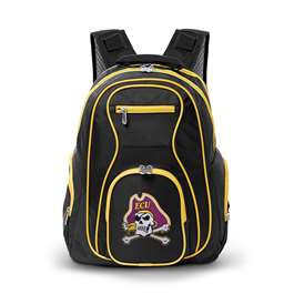 East Carolina Pirates 19" Premium Backpack W/ Colored Trim L708