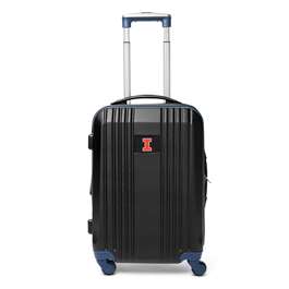 Illinois Fighting Illini 21" Carry-On Hardcase 2-Tone Spinner L208