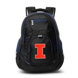 Illinois Fighting Illini 19" Premium Backpack W/ Colored Trim L708